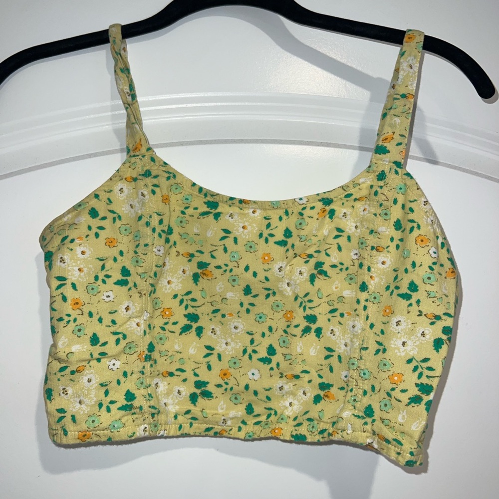 Aerie floral crop top
